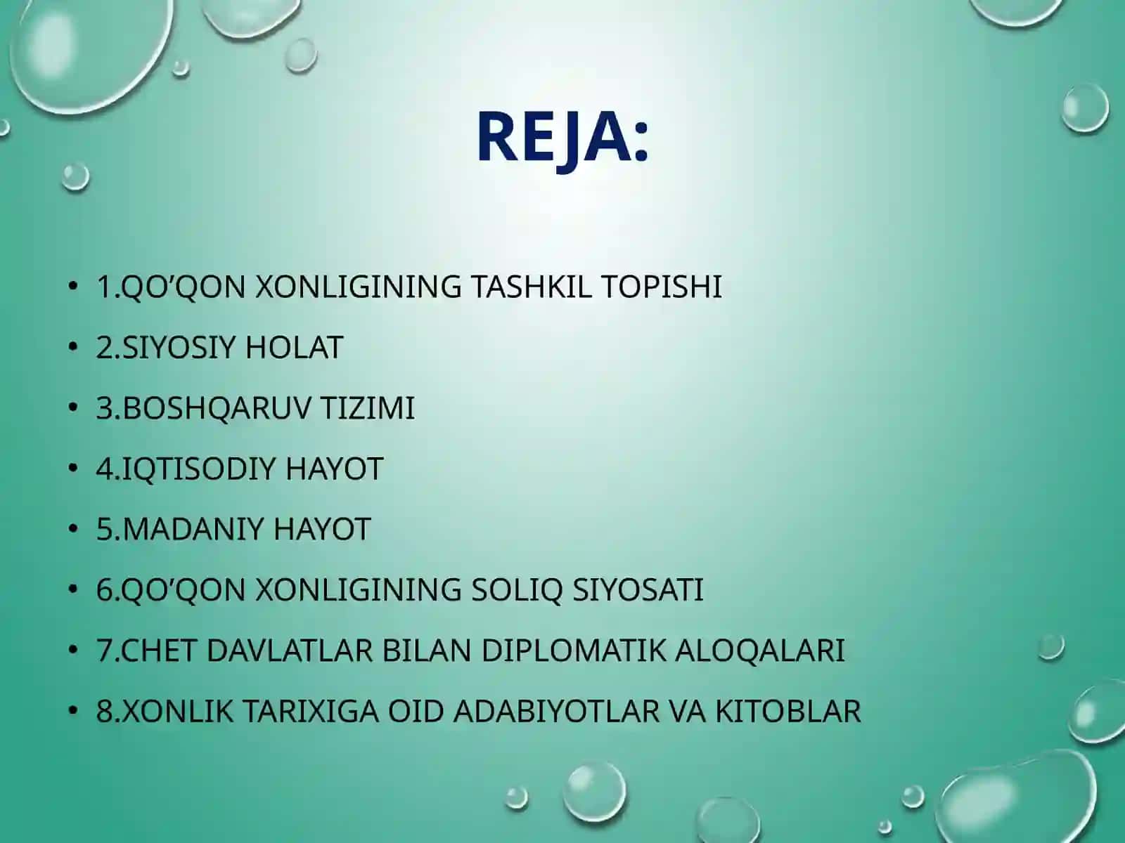 Qo’qon xonligidagi ijtimoiy-iqtisodiy, siyosiy, madaniy holat 2
