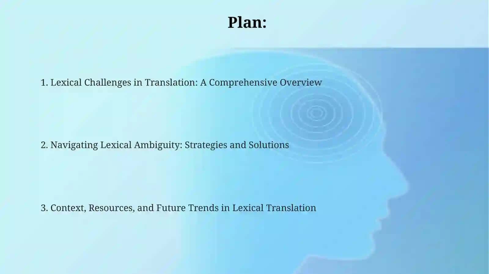 Lexical Challenges in Translation 2