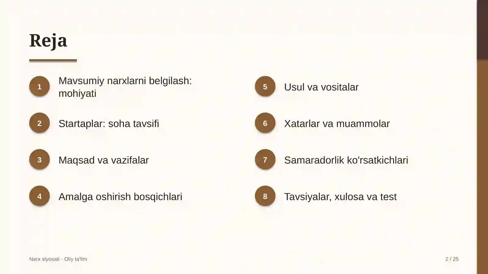 startaplarda mavsumiy narxlarni belgilash 5507 2