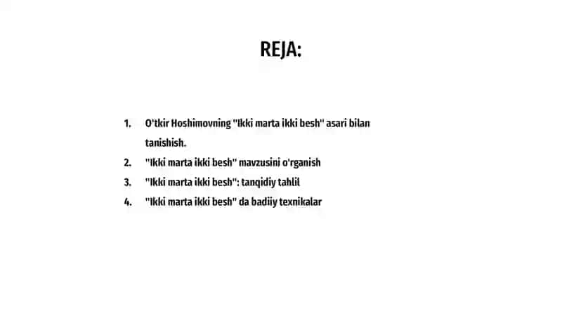 Ikki marta ikki besh asari 2