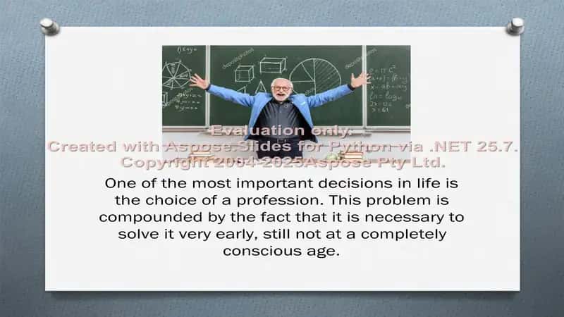 The Teacher’s Profession 2