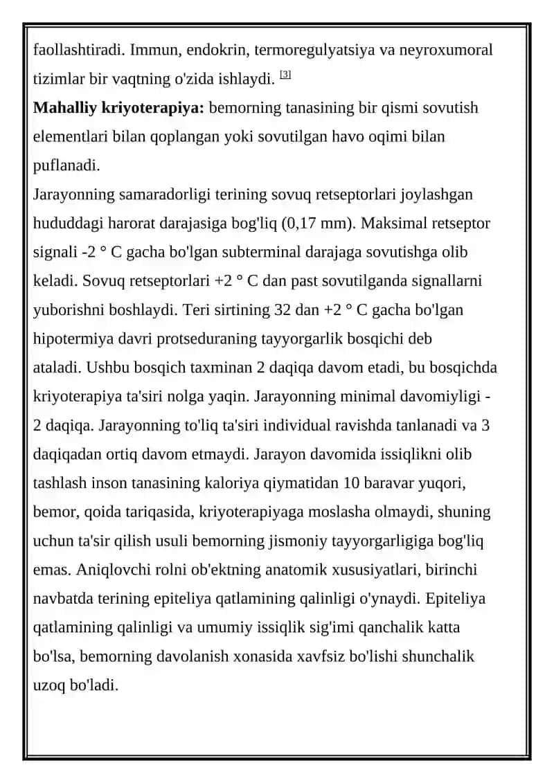 Kriyoterapiya 2