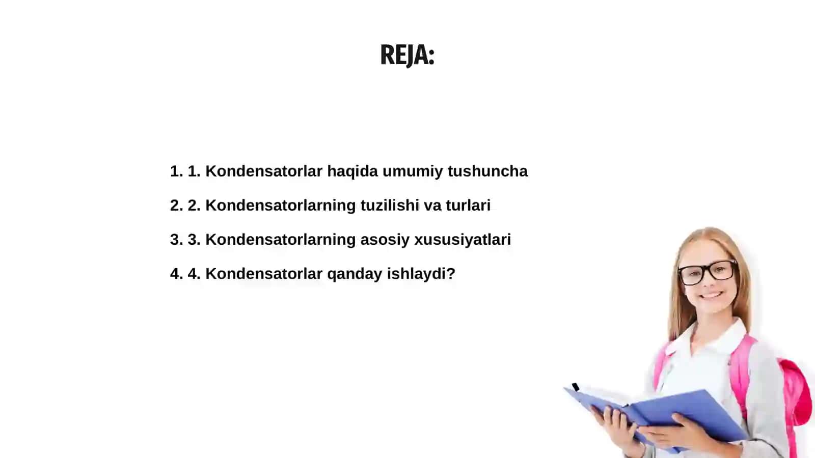 Kondensatorlar va uning texnikada qo'llanilishi 2