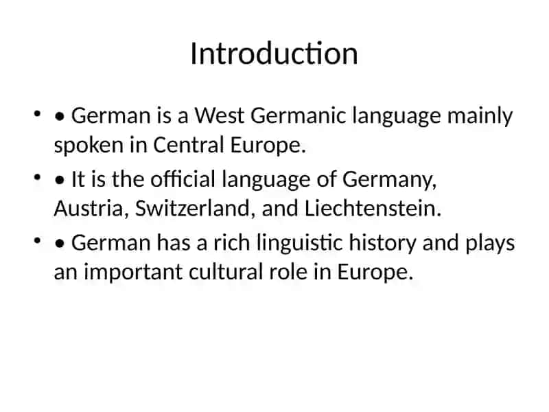 Roman German language ahamiyati 2