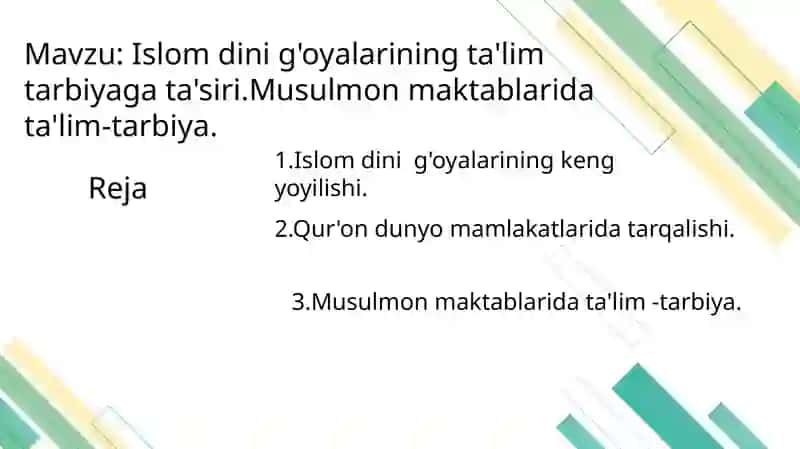 Islom dini ta'limoti 2