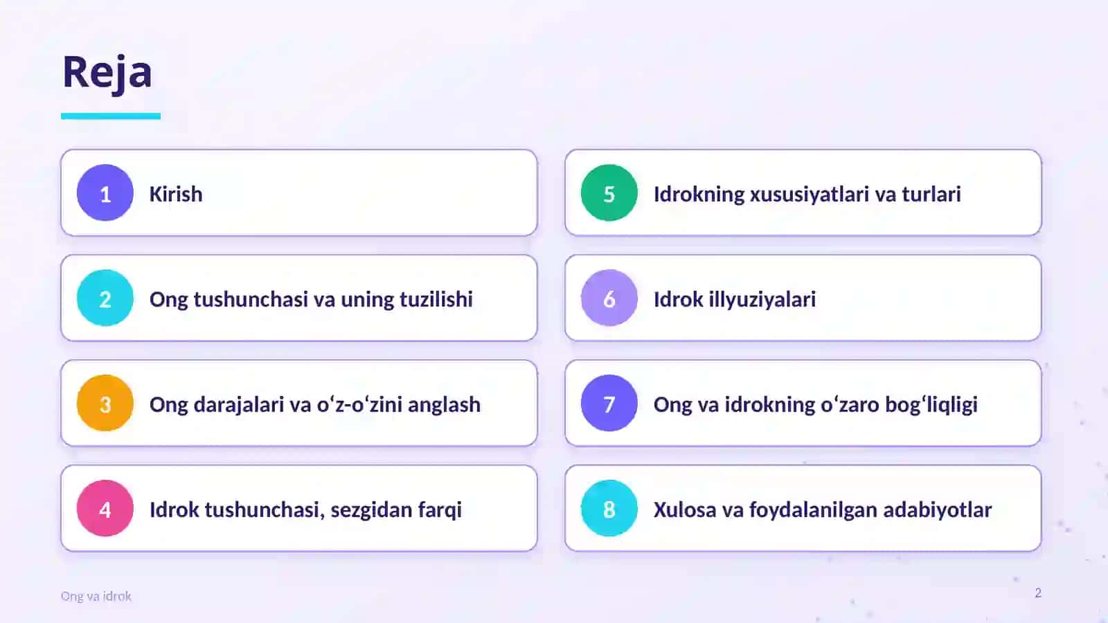 Ong va idrok 2