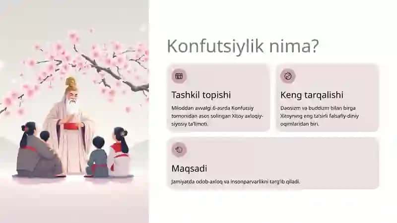 Konfutsiylikdinining asosiy gʻoyalari 2