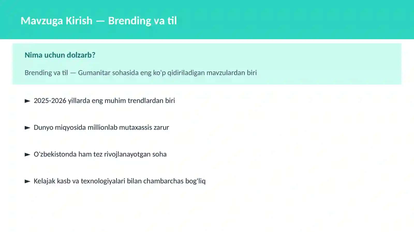 Brending va til 2
