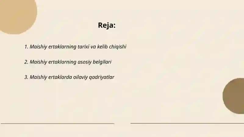 Maishiy ertaklar 2