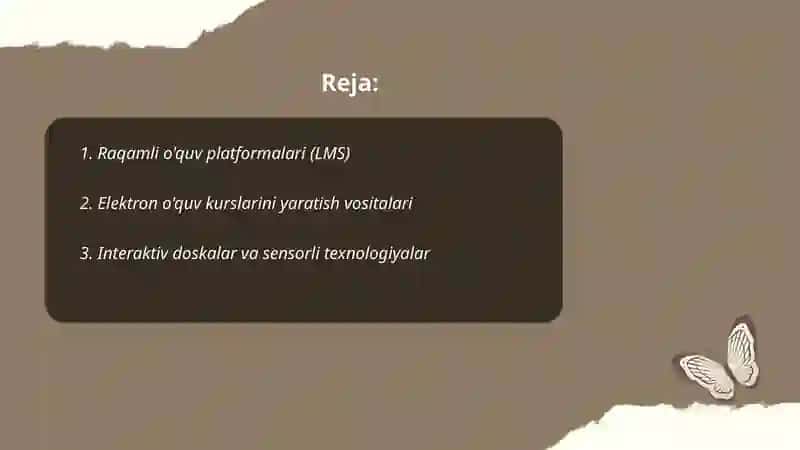 Raqamli o'quv platformalari (LMS) 2