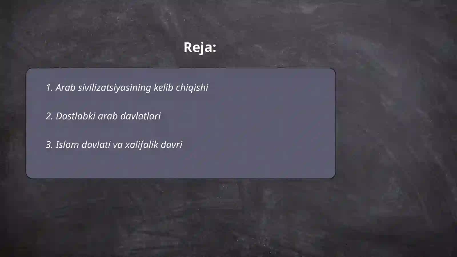 Arab sivilizatsiyasi 2