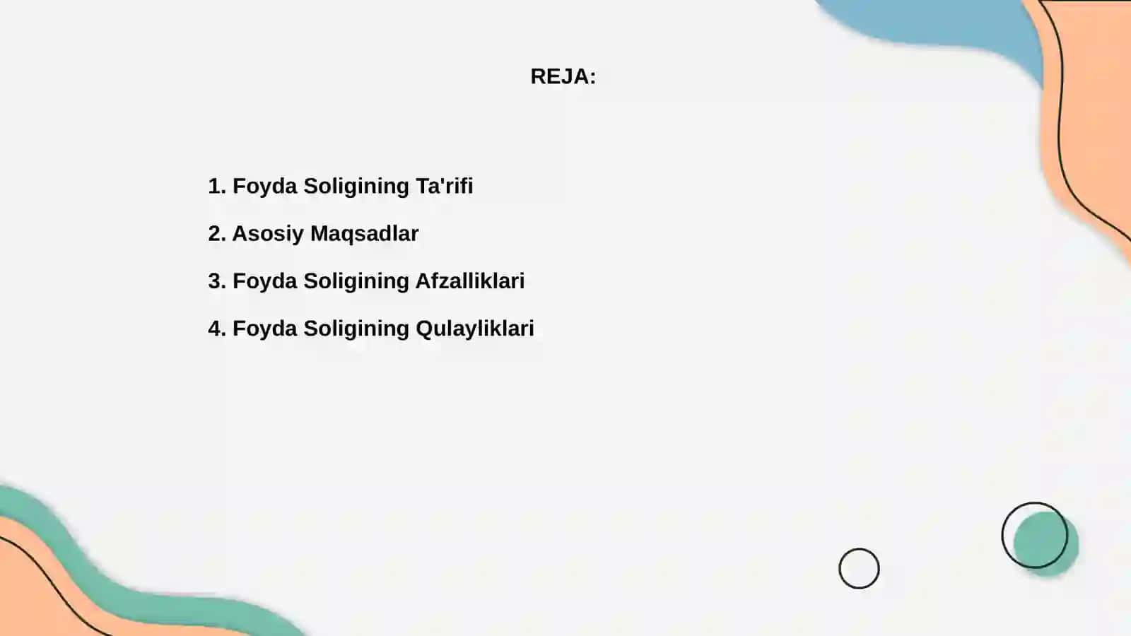 Foyda soligi 2