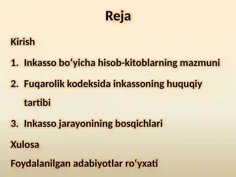Inkassobo‘yichahisob-kitoblar 2