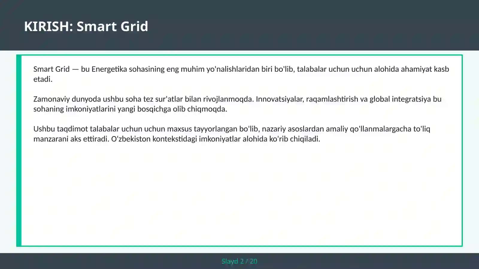 Smart Grid 2