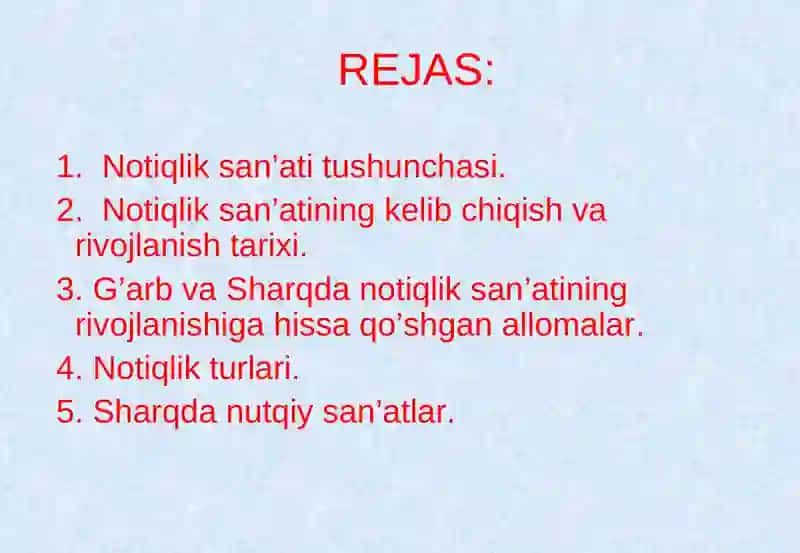 ARASTUNING RETORIKA ASARIDA NUTQ MASALALARI 2