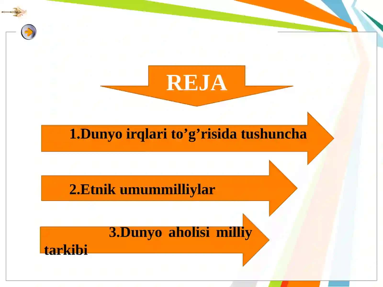 Dunyo aholisining irqiy va etnik tarkibi 2