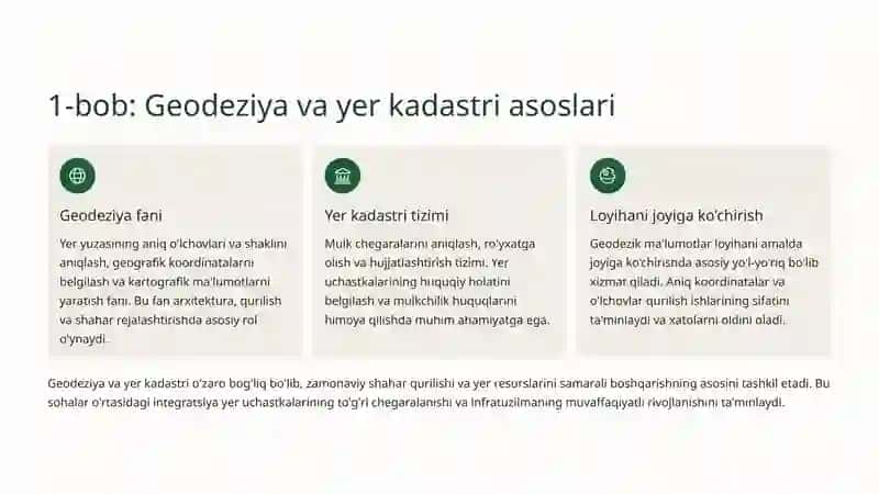 Geodezik koordinatalar tizimlari 2