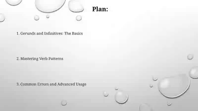 Verb+ - ing forms and infinitives 2