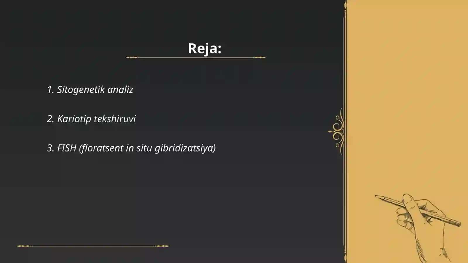 Sitogenetik analiz 2