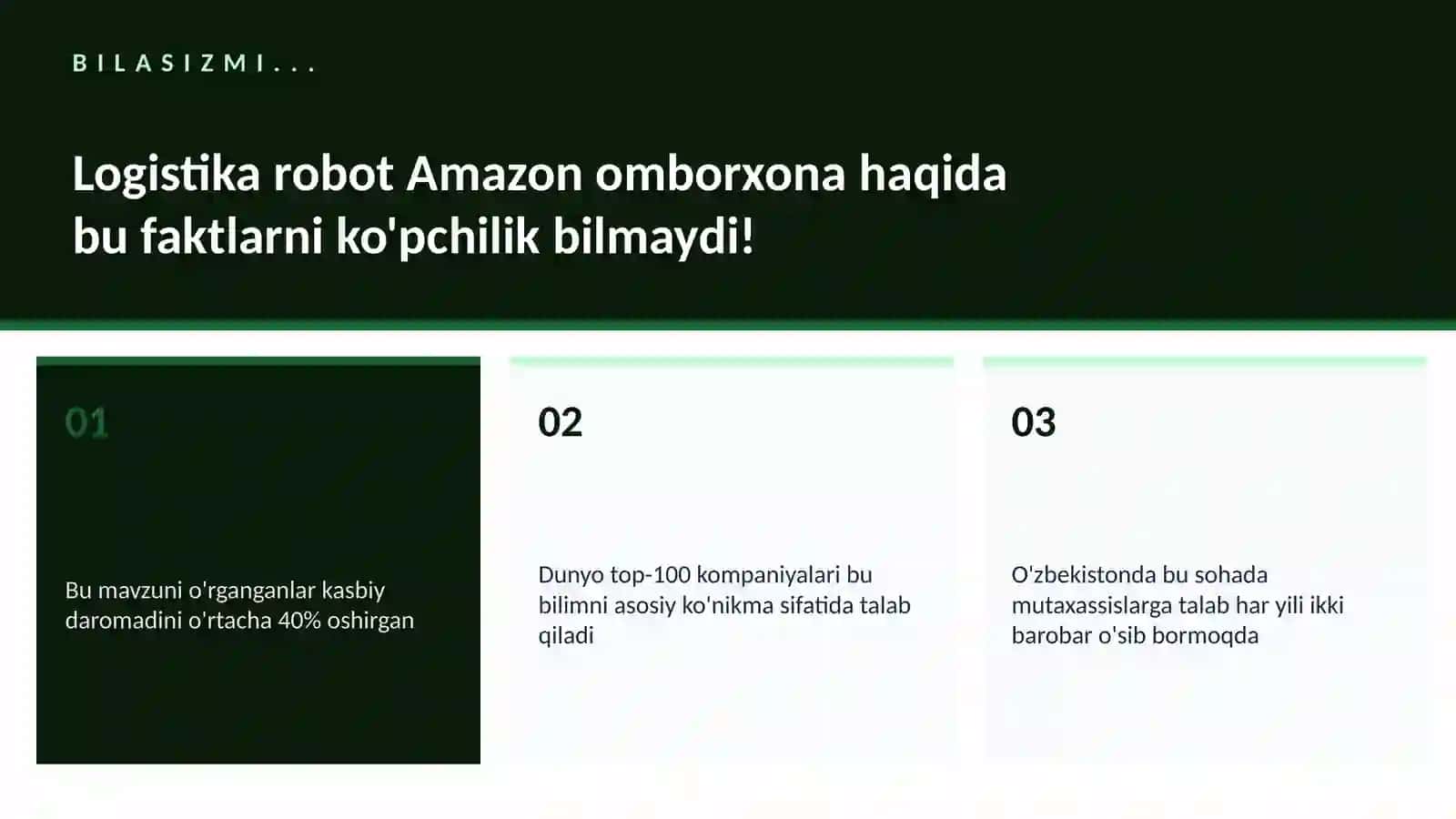 Logistika robot Amazon omborxona 2