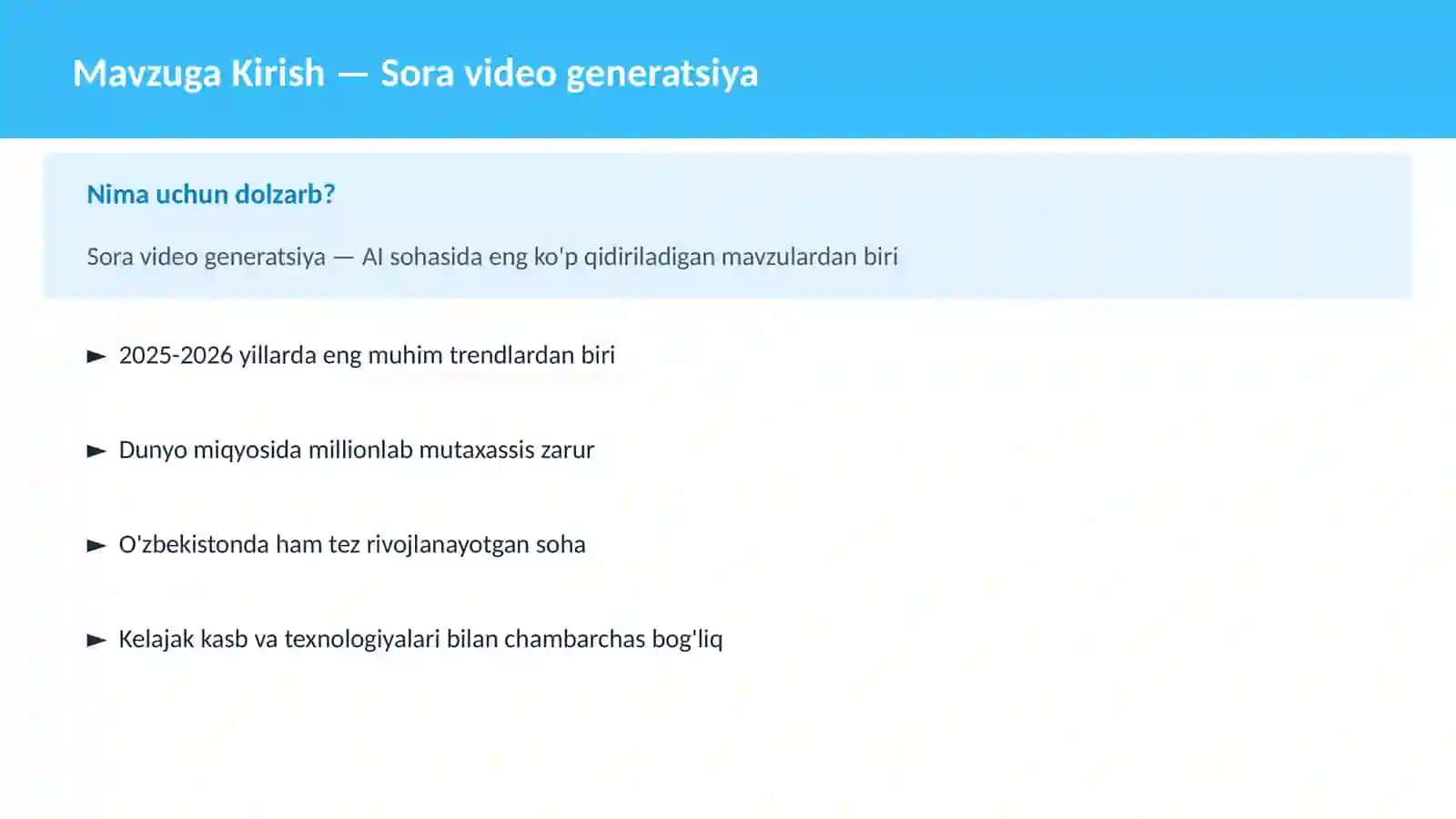 Sora video generatsiya 2