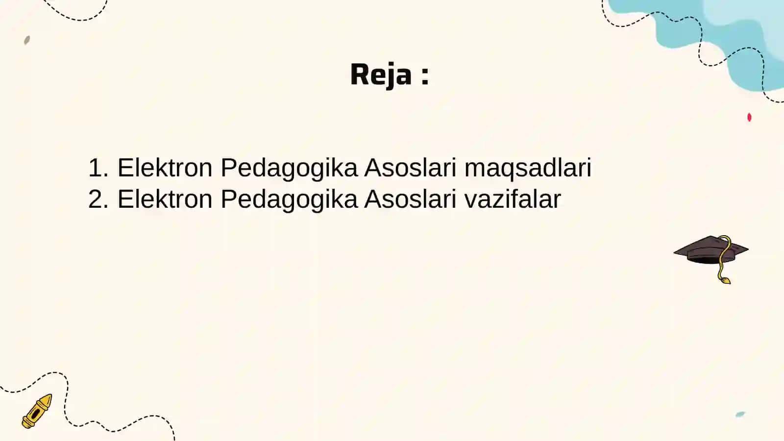 Elektron Pedagogika Asoslari 2