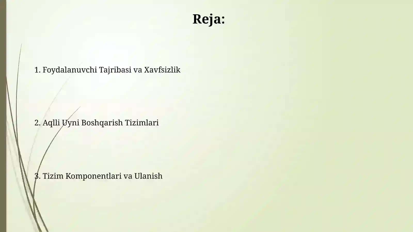 Aqilli uyniboshqarishtizimi 2