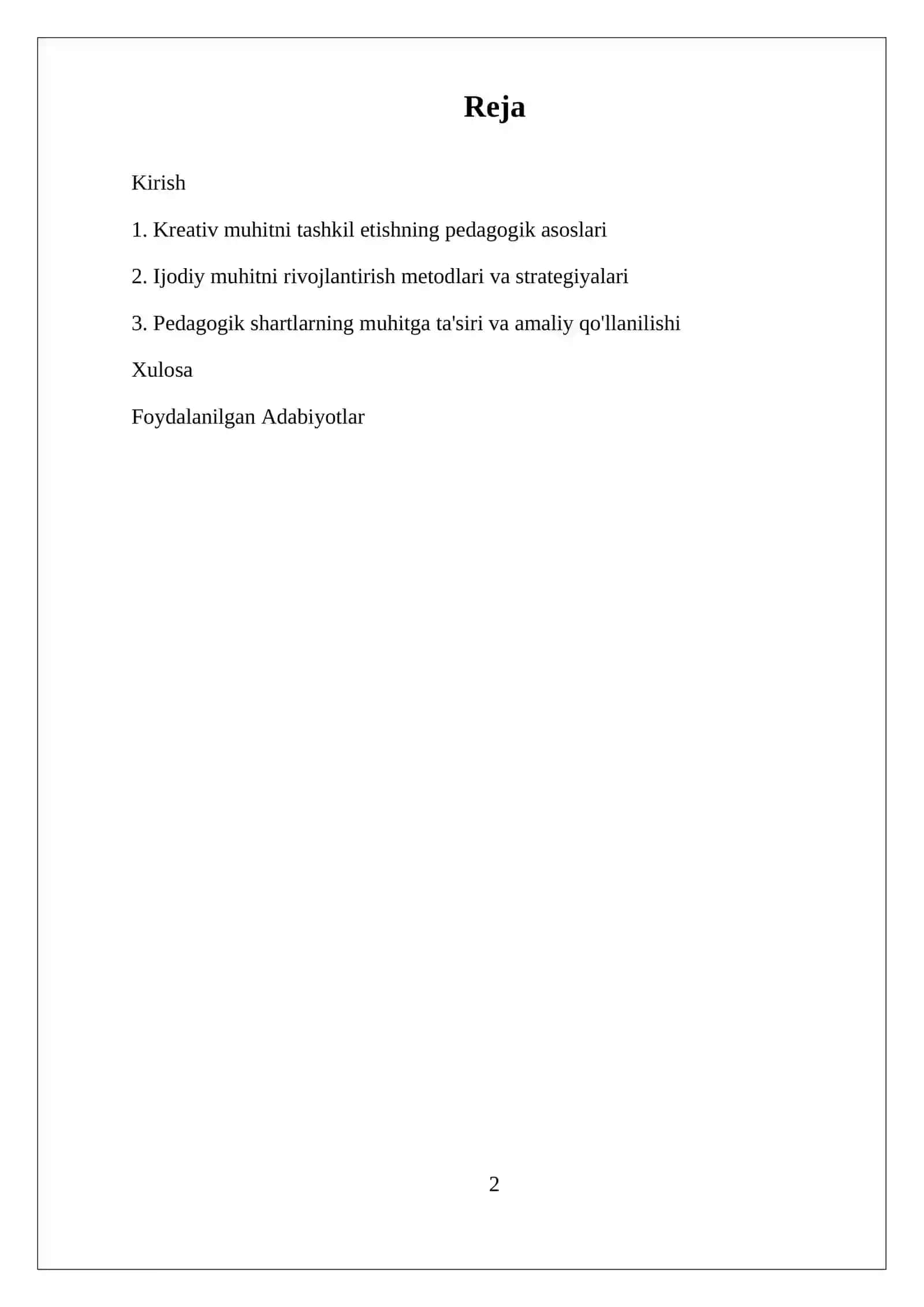Kreativ ta'lim 2