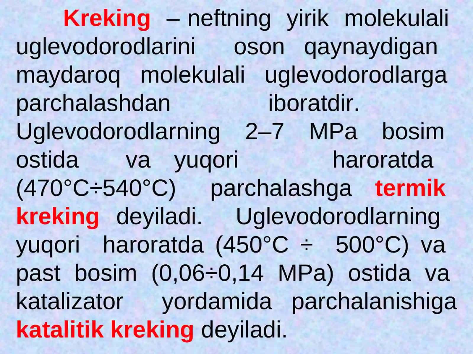 Katalitik jarayonlar 2