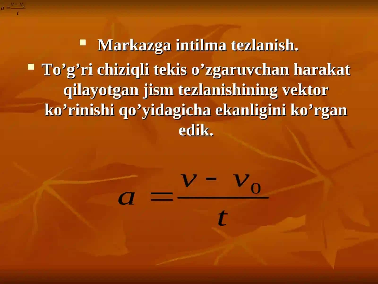 Tezlanish 2