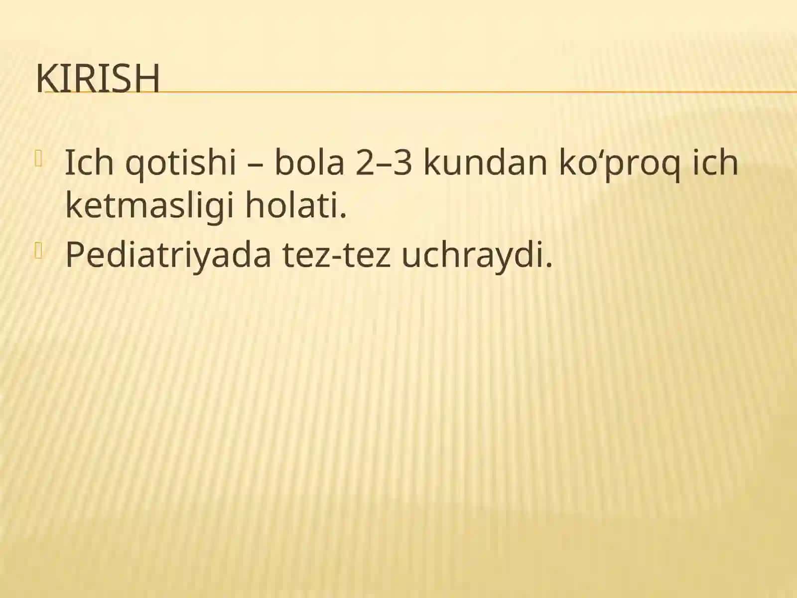 Bolalarda ich qotishi 2