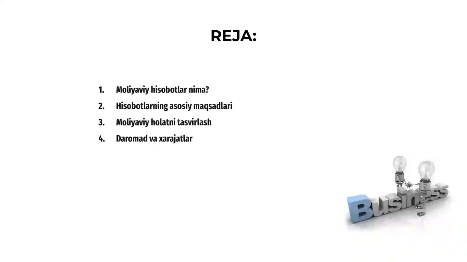 Moliyaviy hisobotlar funksiyasi 2