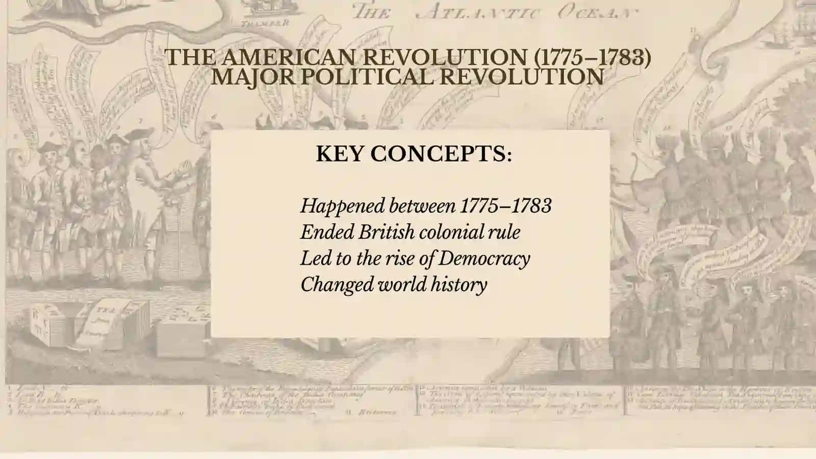 THE AMERICAN REVOLUTION 2