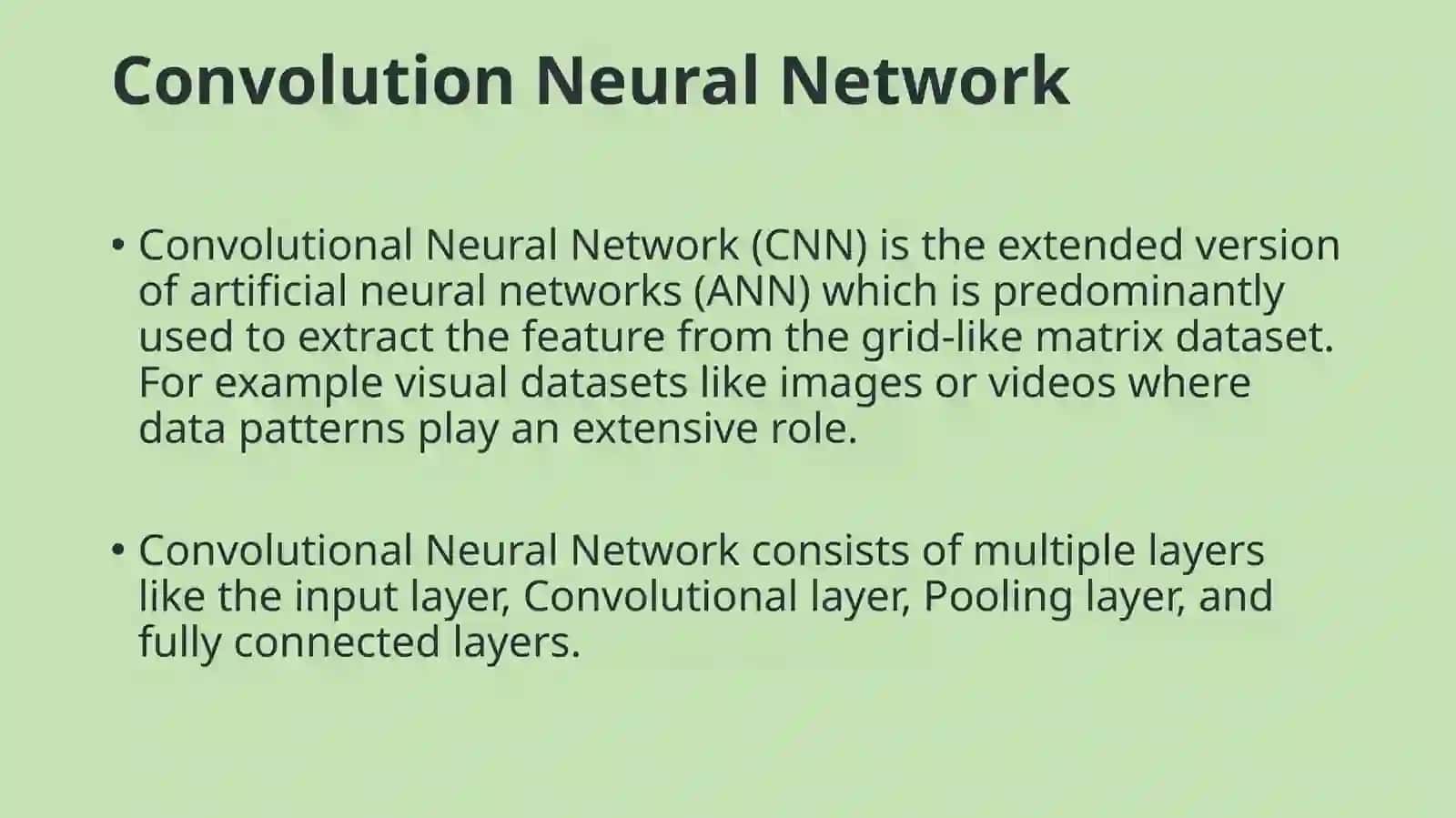 Convolution Neural Network 2