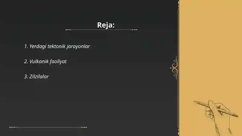 Yer poʻstida ekzogen va endogen jaroyonlar 2