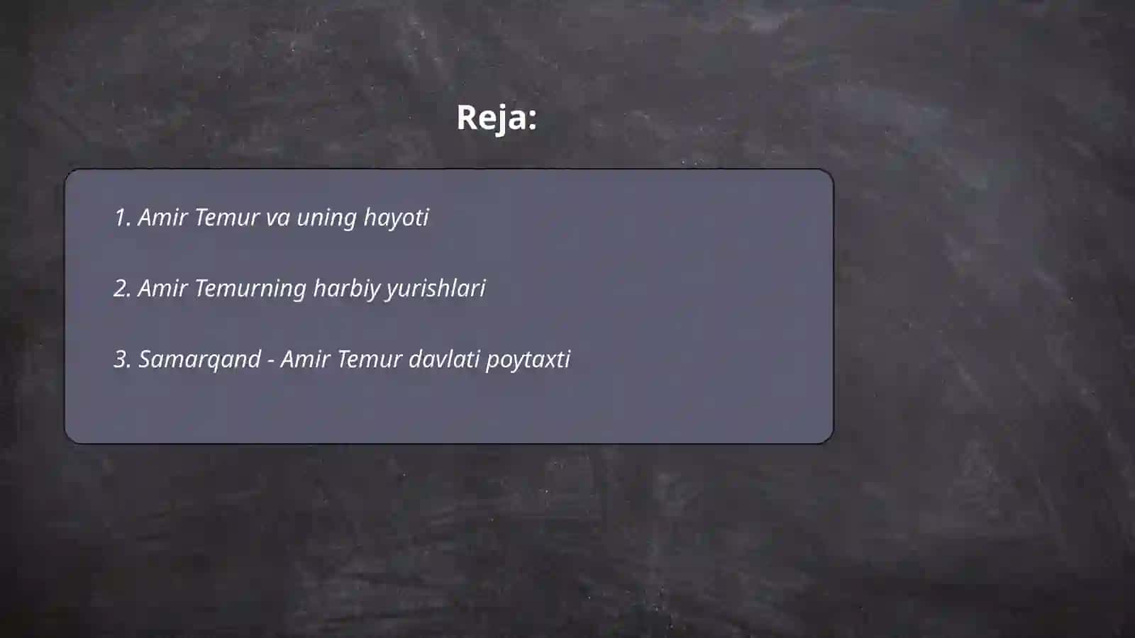 Amir Temur shahari va davlati 2