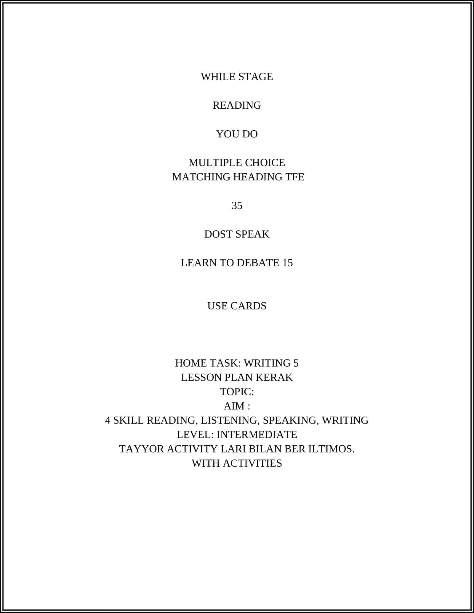 Environmental Pollution Lesson Plan 2