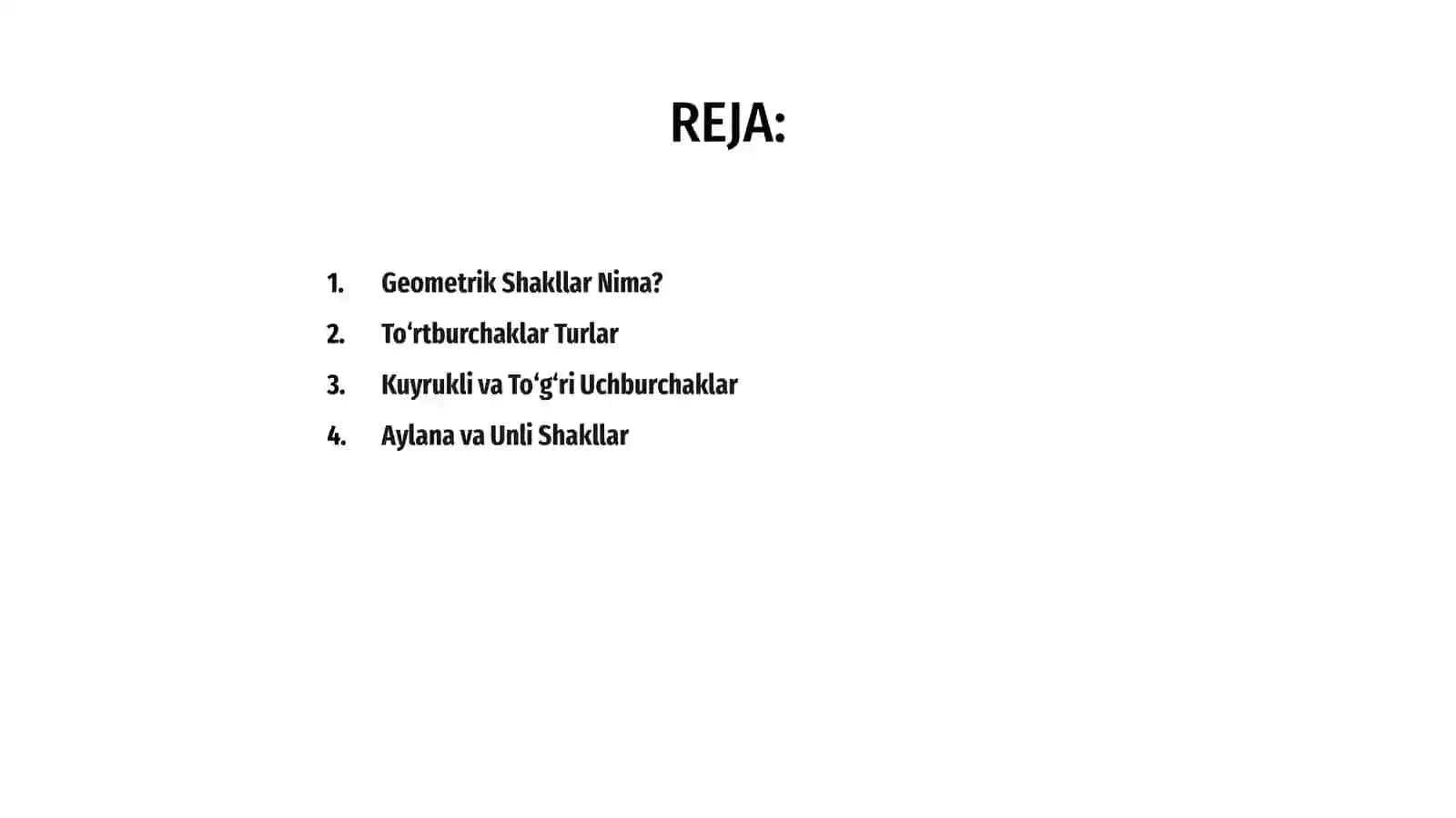 Geometrik Shakllar 2