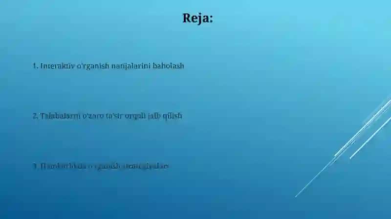 Oʻqitishda interfaol metodlar 2