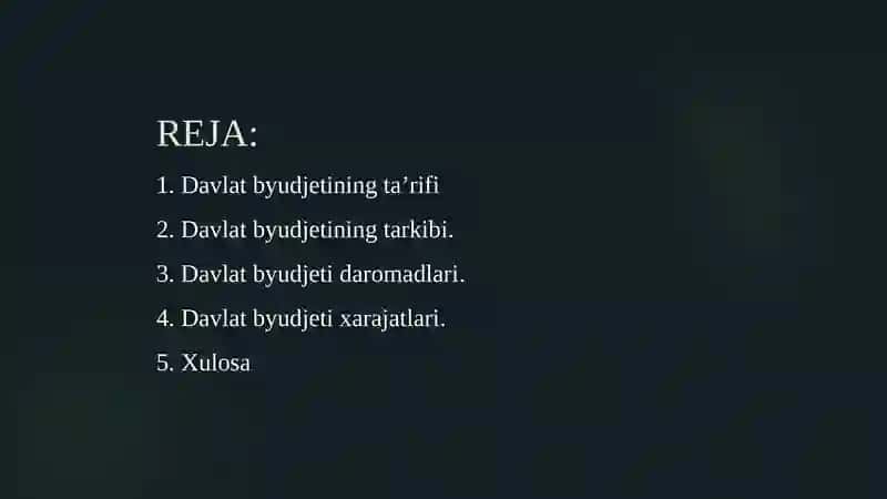 Davlat Byudjeti 2