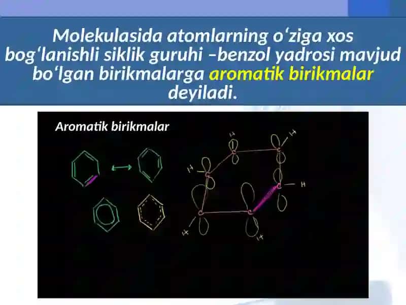 Aromatik uglevodorodlar 2