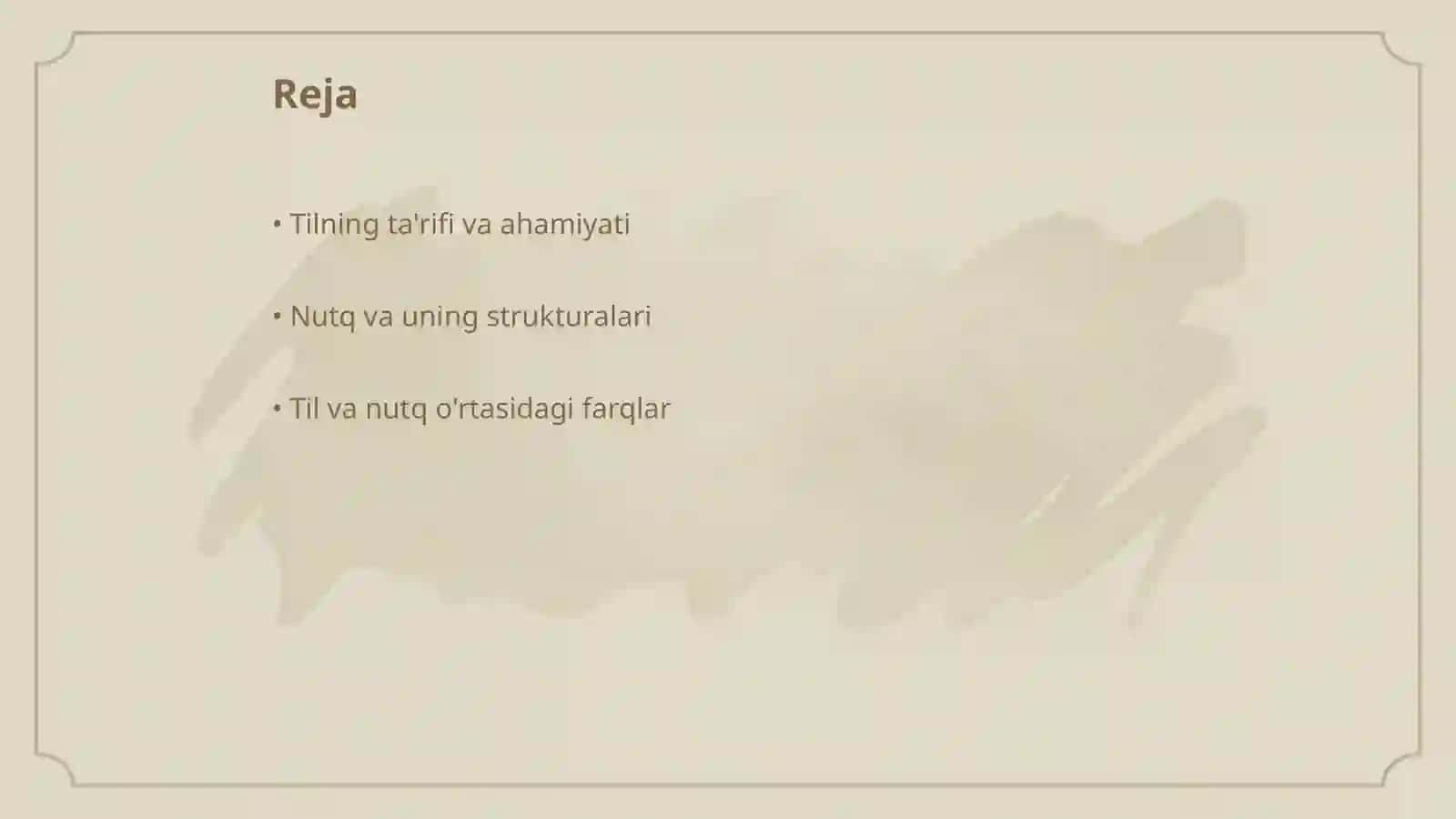 Til va nutq masalalari 2