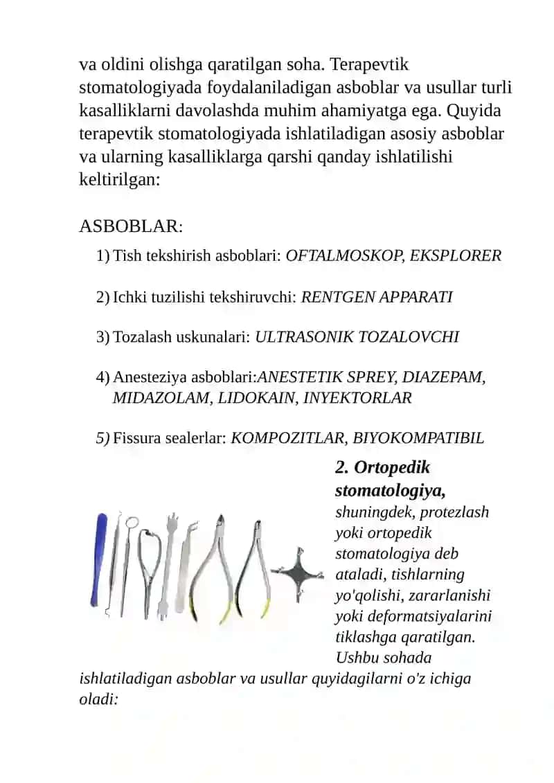 stomatologik asboblarning farqlari 2