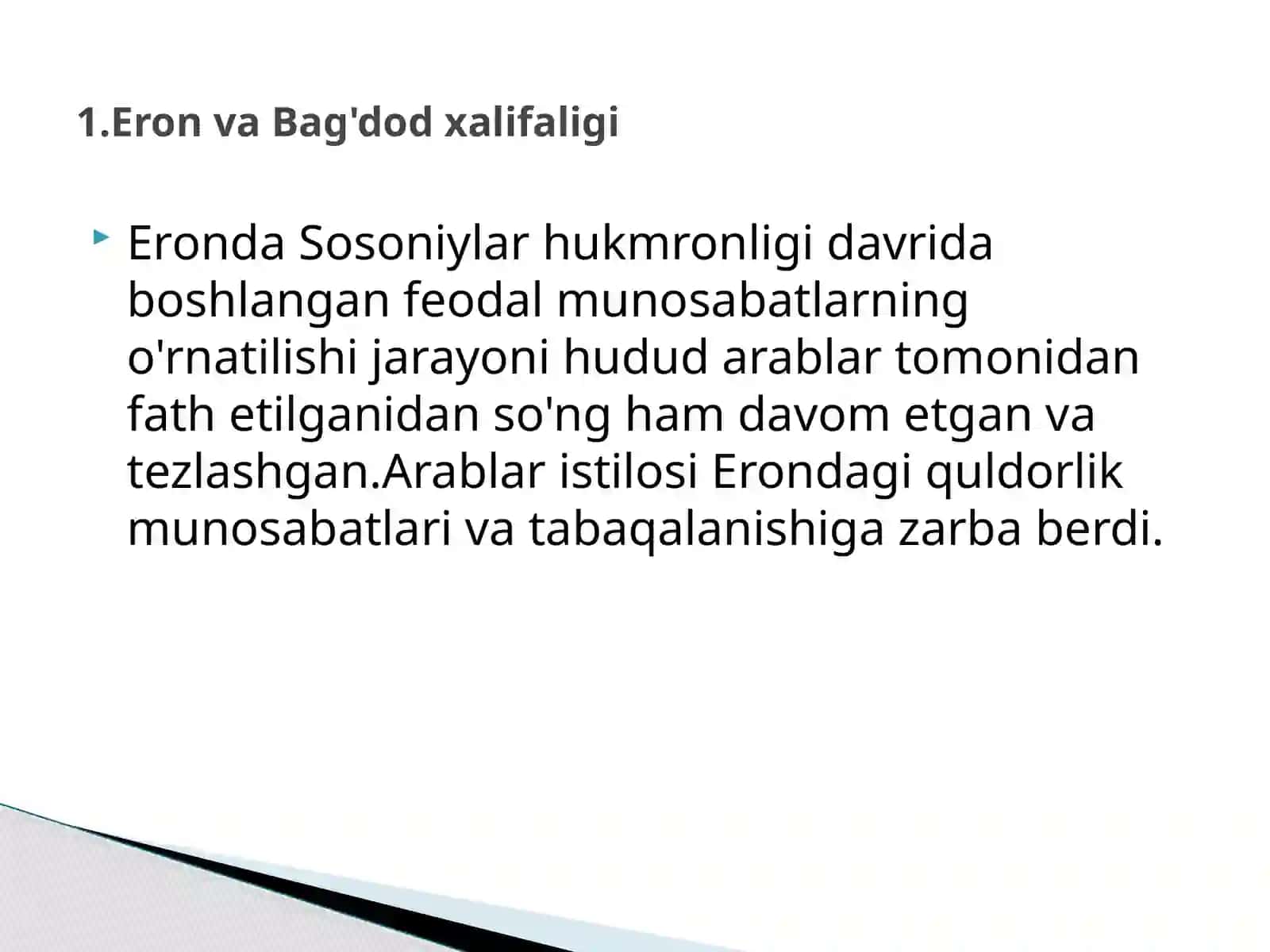XI-XV asrlarda Eron 2