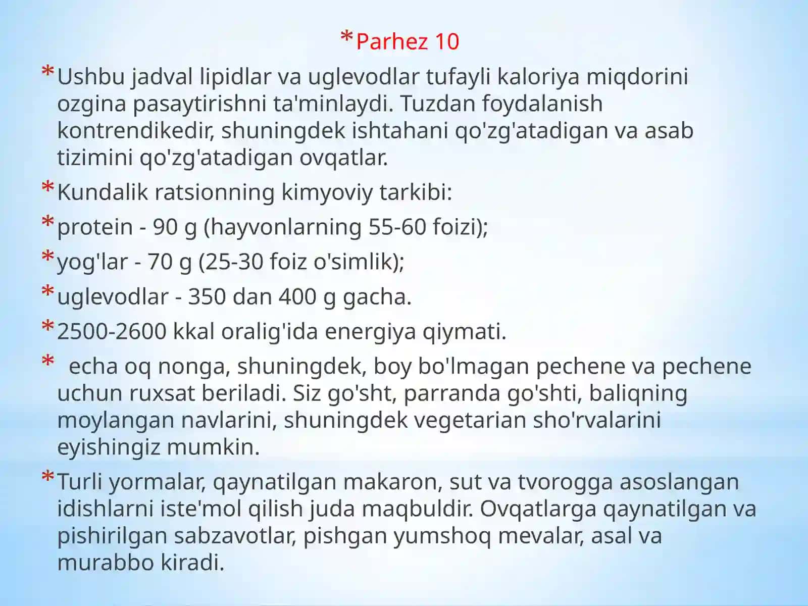 Parhez stoli 10 2