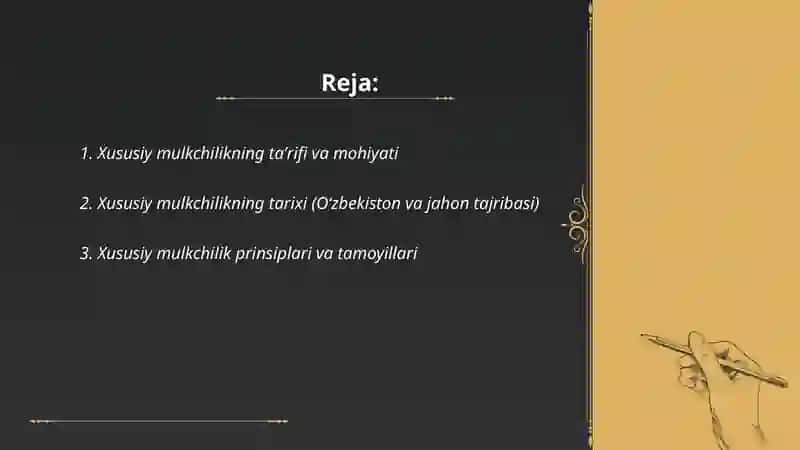 Xususiy mulkchilik 2