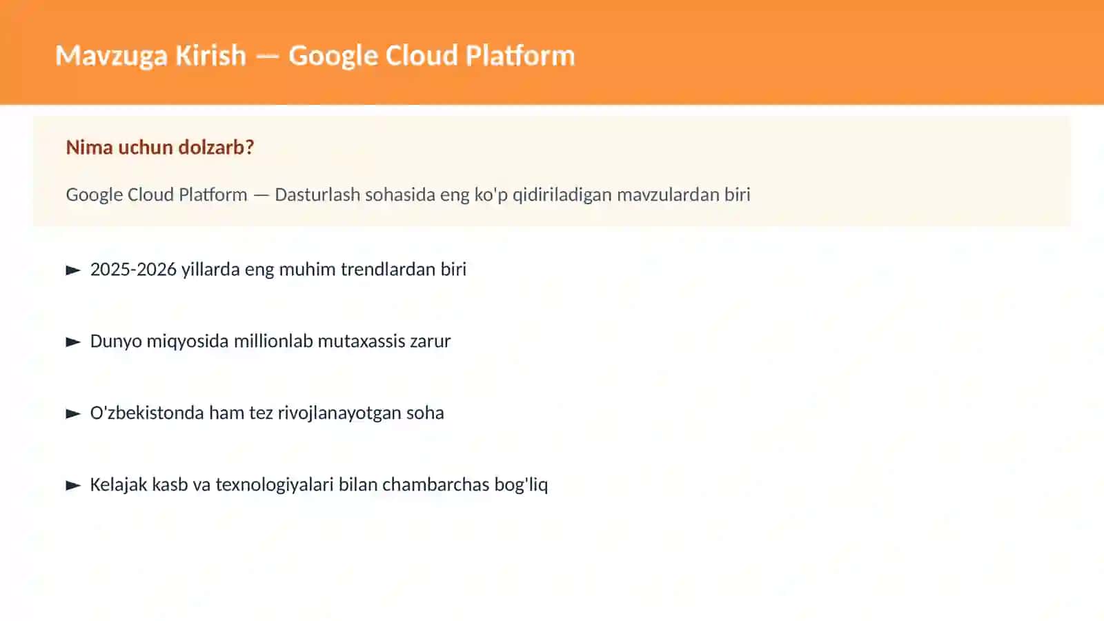 DASTURLASH | CLOUD VA DEVOPS 2