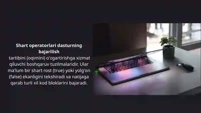 SHART OPERATORLARI 2