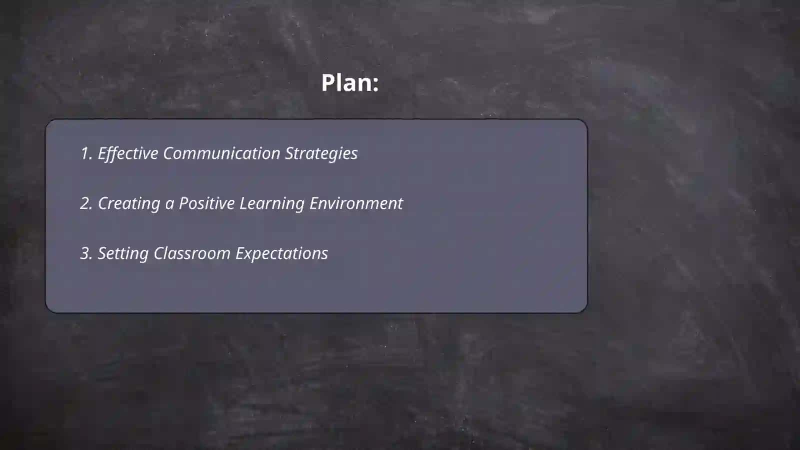 Classroom Management Strategies 2