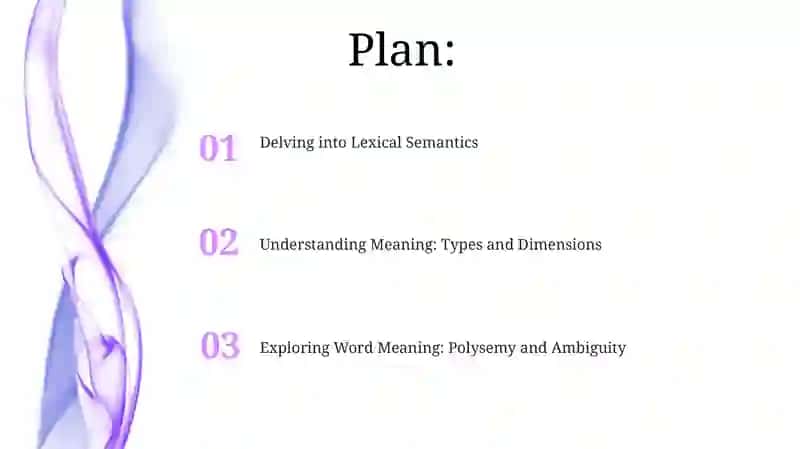 Delving into Lexical Semantics 2